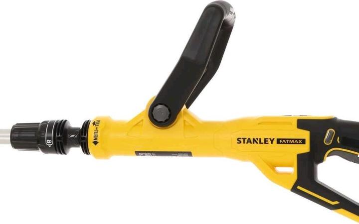 Produktbild Stanley Rasenmäher 18V V20 4Ah 33cm, Line 1,6mm x1 Akku (Metallschneideblatt)