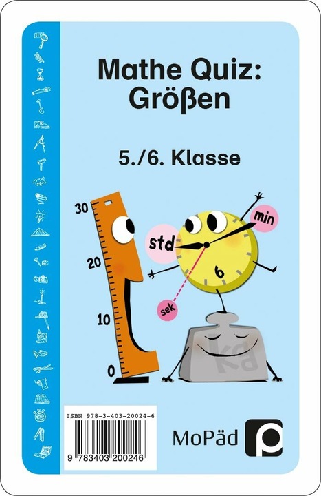 Produktbild Mathe-Quiz: Grössen (Deutsch, Jens Eggert, 2018)