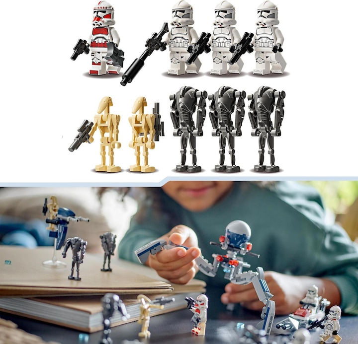 Image du produit LEGO 75372 Clone Trooper™ & Battle Droid™ Battle Pack (75372, LEGO Star Wars)