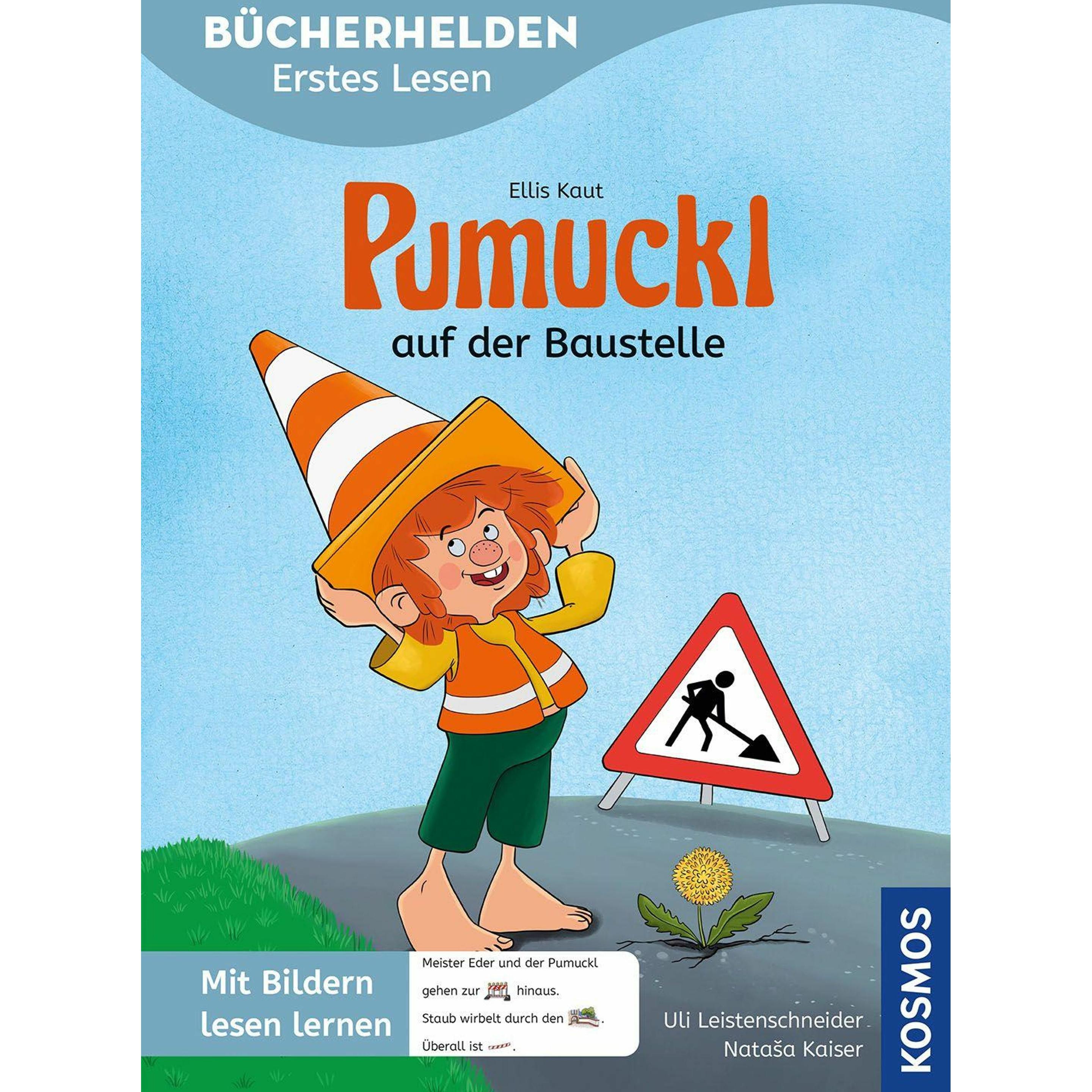 Pumuckl, Bücherhelden Erstes Lesen, Pumuckl auf der Baustelle, Libro per bambini di Ellis masticare, Uli ultima fresa, Imperatore Nataša