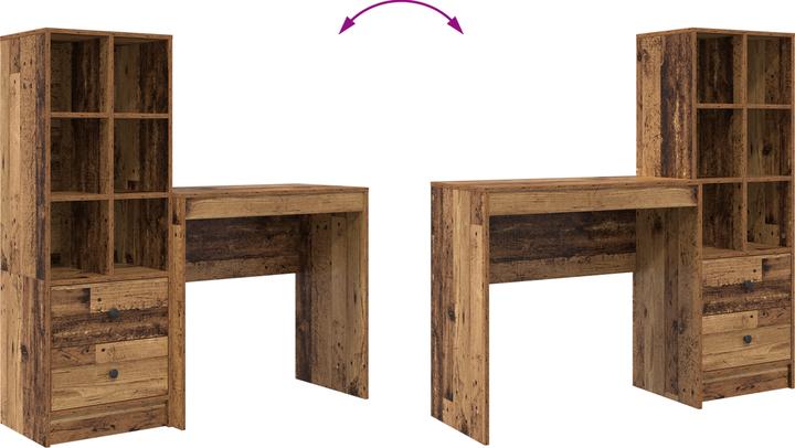 Produktbild vidaXL Schreibtisch (40 x 80 x 127 cm)