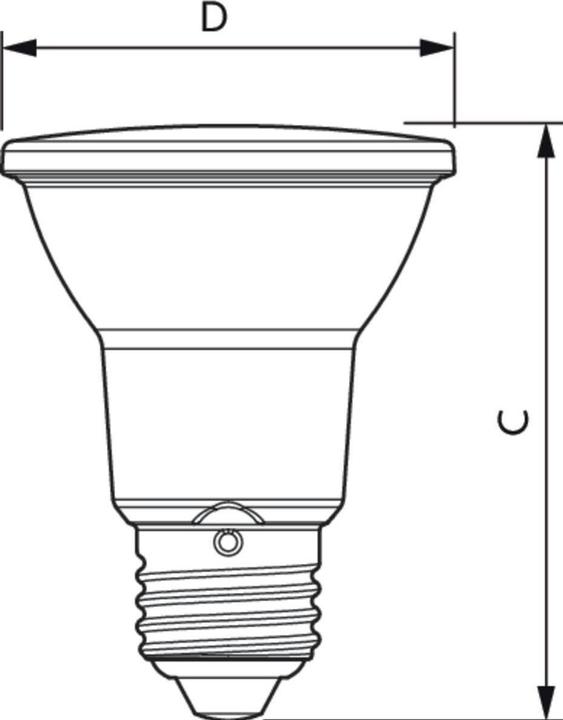 Actual product image Philips LED reflector lamp (E27, 540 lm, 1 x)