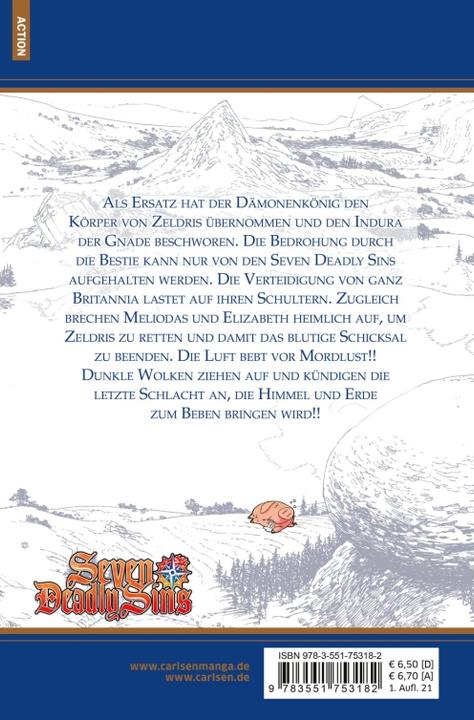 Immagine prodotto Seven Deadly Sins 38 (Tedesco, Suzuki Nakaba, 2021)