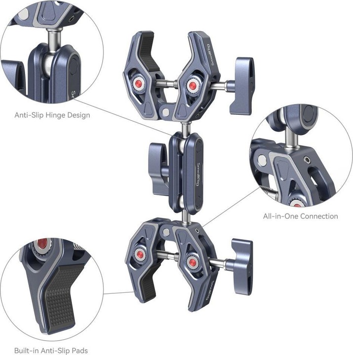 Actual product image SmallRig 4103 Super Clamp With Double Crab-Shaped Clamps