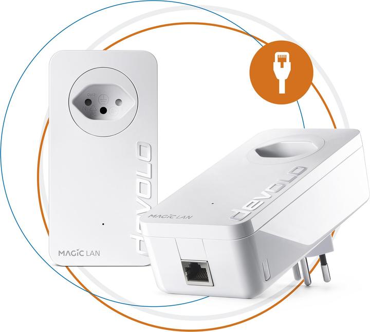 Actual product image Devolo Magic 1 LAN Starter Kit 1-1-2 (1200 Mbit/s)