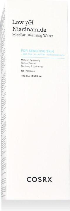 Actual product image Cosrx Low pH Niacinamide Cleansing Water (Cleansing Balms, 400 ml)