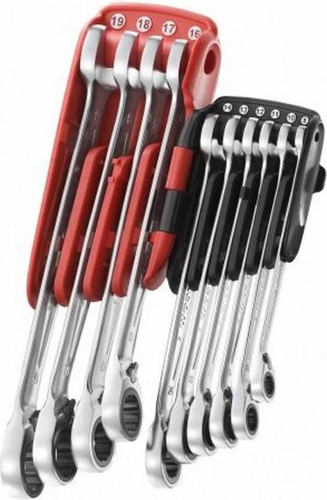 Produktbild Facom Ringmaul-Ratschenschlüsselsatz (10  mm, 11 mm, 12 mm, 13 mm, 14 mm, 15 mm, 16 mm, 17 mm, 18 mm, 19 mm, 8 mm, 9 mm)