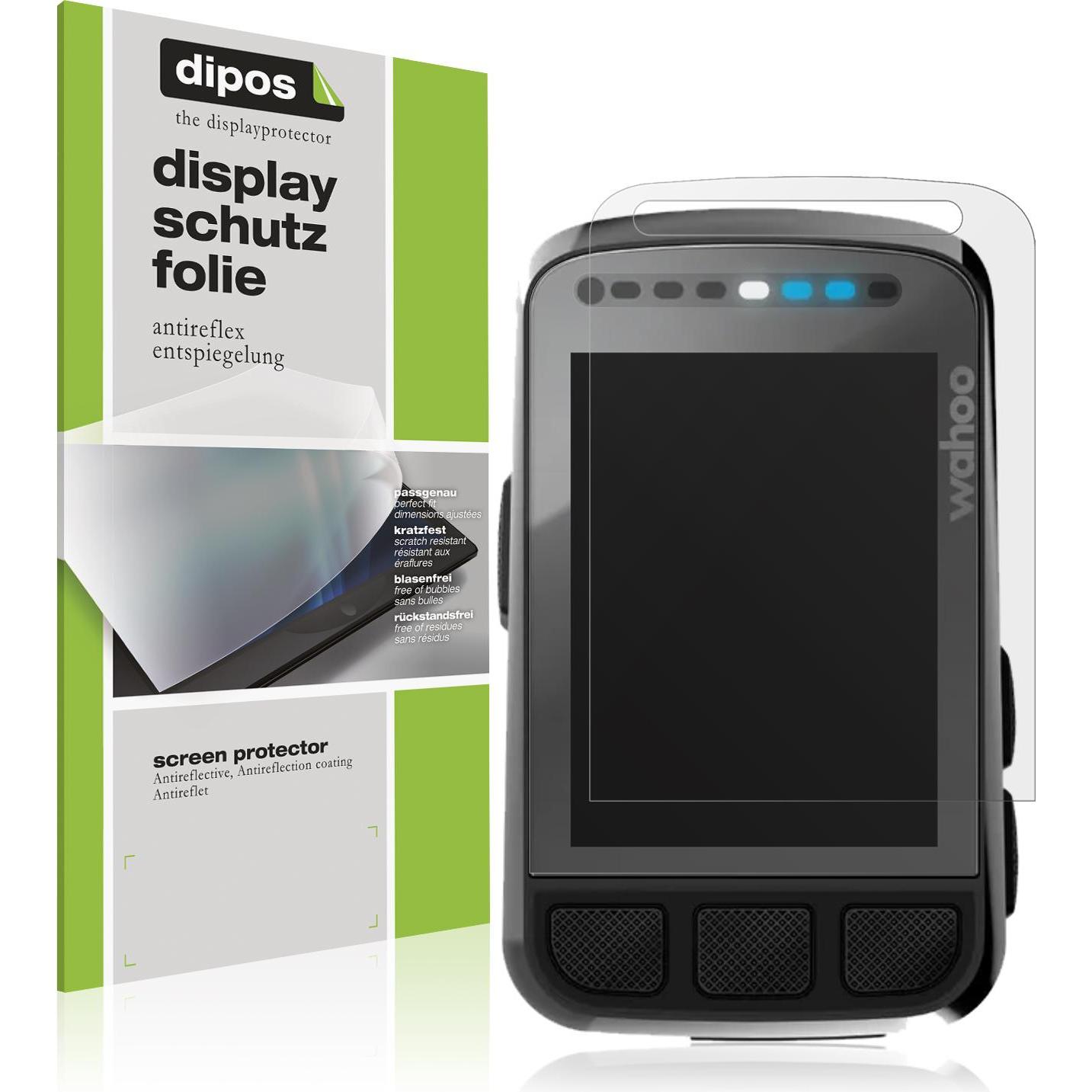 Dipos, Fahrzeug Navigation Zubehör, Schutzfolie Matt für Wahoo Elemnt Bolt 2