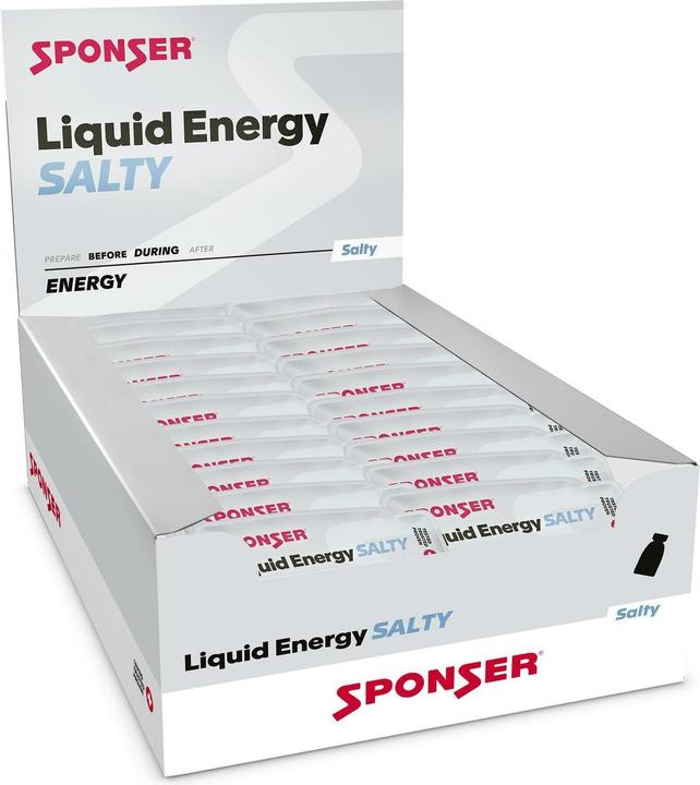 Sponser Liquid Energy Salty (Salzig, 40 Stk., 1400 g)