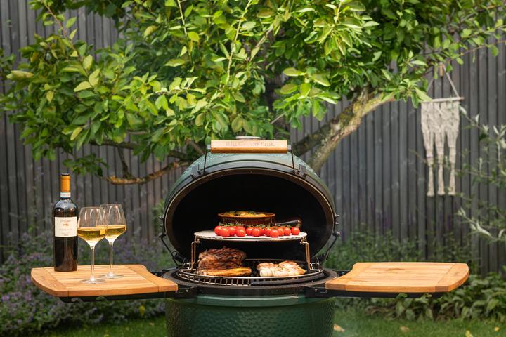 Productafbeelding BIG Green Egg Mates zijplanken Medium acaciahout 2 stuks