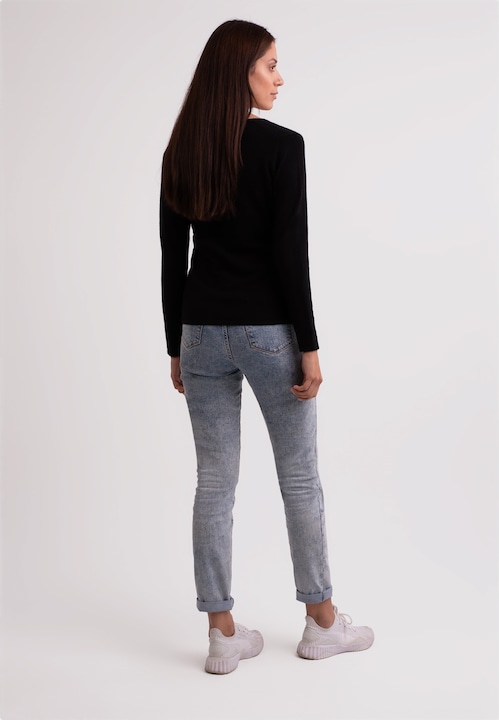 Actual product image Cash-Mere Recycelter Kaschmir V-Ausschnitt Pullover (L)