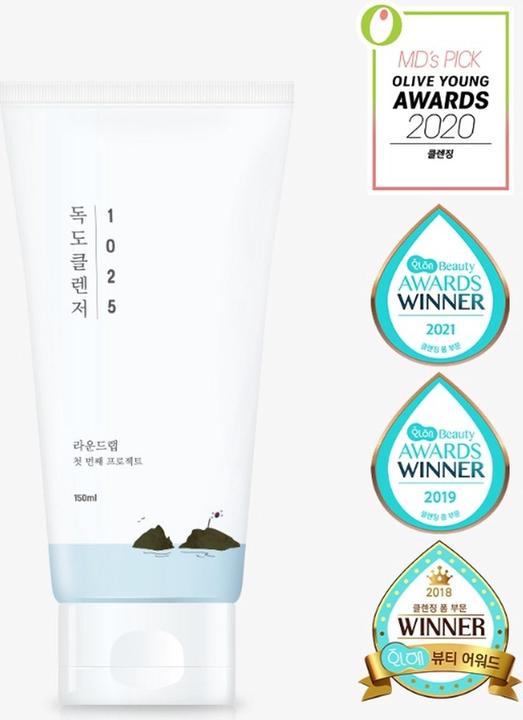 Actual product image Round Lab 1025 Dokdo Cleanser (Cleansing Foam, 150 ml)
