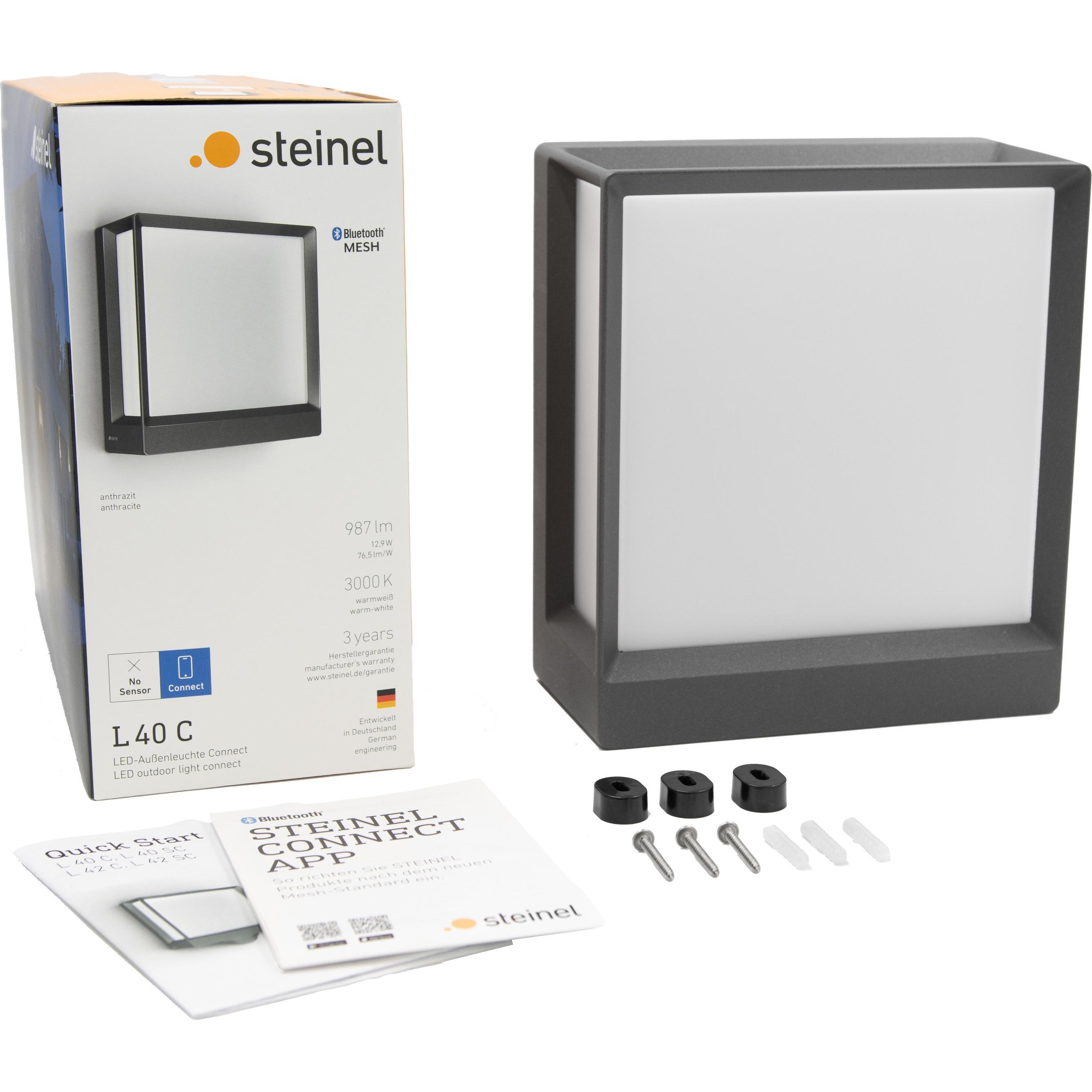 Thumbnail - Steinel, Fassadenbeleuchtung, LED-Aussenleuchte L 40 C (987 lm, IP54)