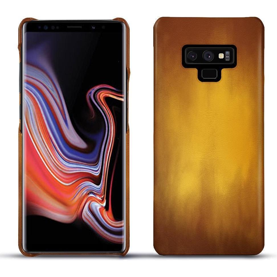 Noreve Lederschutzhülle (Samsung Galaxy Note 9), Smartphone Hülle, Gold
