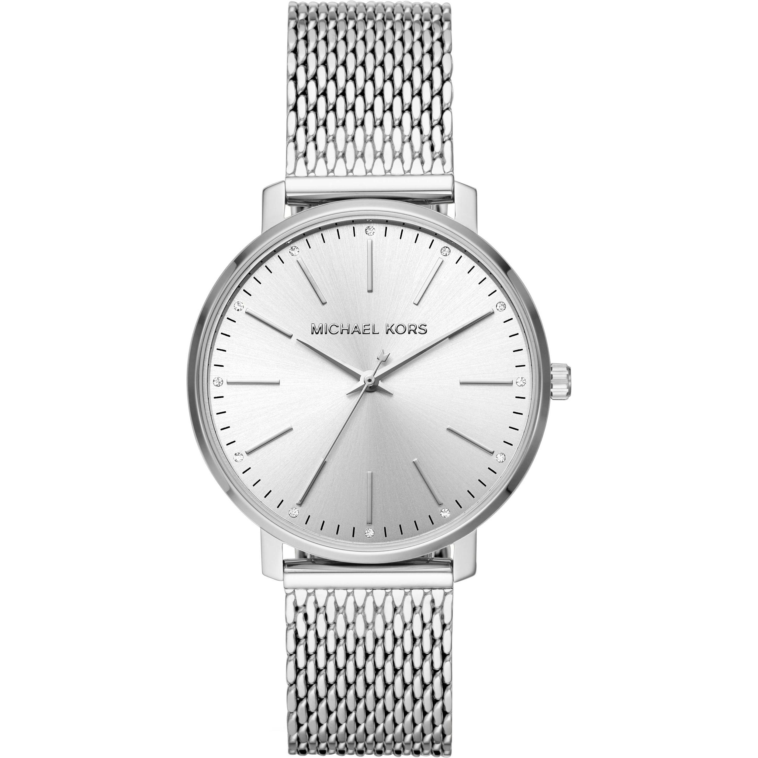 Michael Kors, Armbanduhr, Pyper, Silber, (Analoguhr, 38 mm)