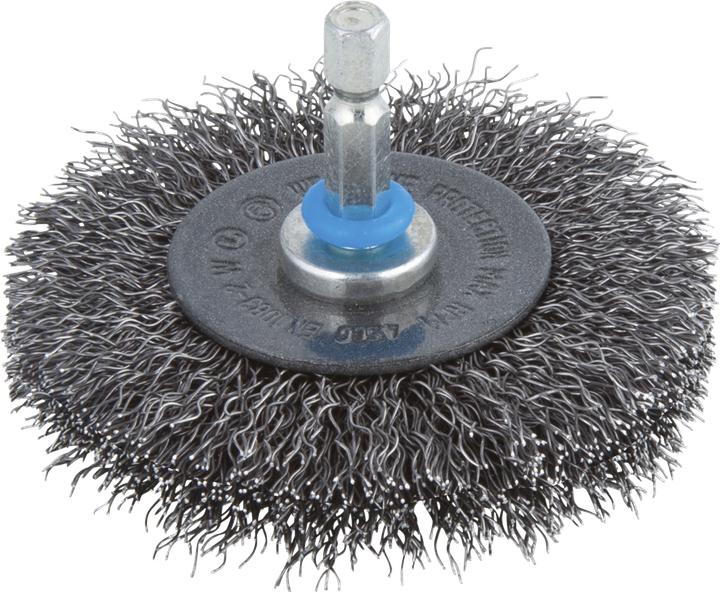 Produktbild wolfcraft 1 Stahldraht-Scheibenb. S=6-kt. ø75x10mm