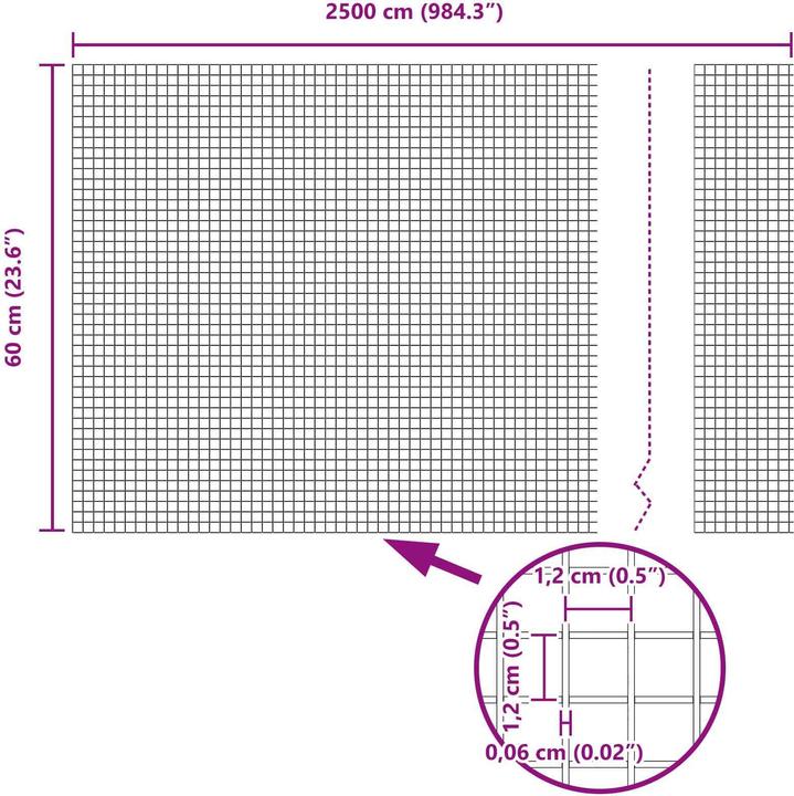 Produktbild vidaXL Gartenzaun