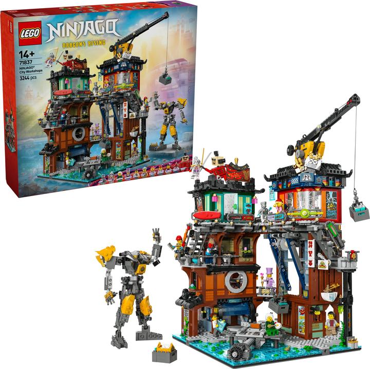 Image du produit LEGO Ninjago City Werkstätten (71837, LEGO difficiles à trouver, LEGO Ninjago)