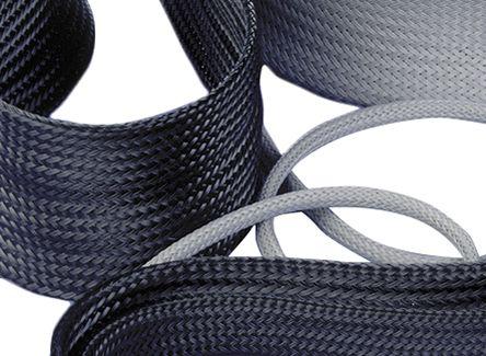 Actual product image PMA Braided Sleeve 25mm black 50m (Cable conduit, 5000 cm)