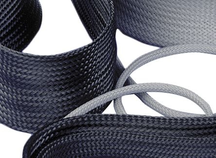 Produktbild PMA Braided Sleeve 25mm black 50m (Kabelschlauch, 5000 cm)