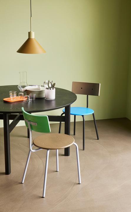 Image du produit Hübsch Koi Dining Chair Blue/Brown/Black