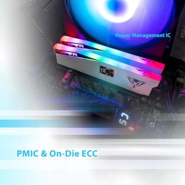 Produktbild Patriot D532GB 6000-42 Elite 5 RGB K2 PAT (PVER532G60C42W) (1 x 32GB, 6000 MHz, DDR5-RAM, DIMM)
