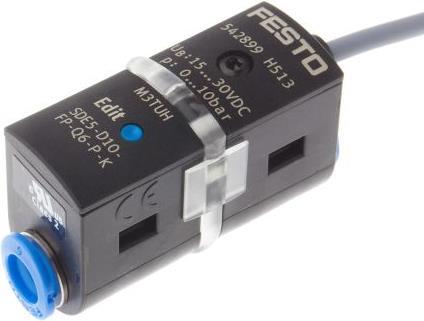 Produktbild Festo Pressure sensor with cable, 0 to 10 bar