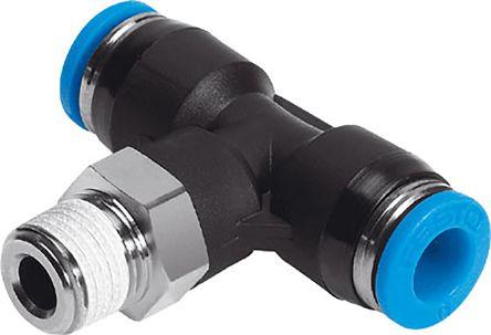Produktbild Festo Push in T Connector, Male R1/4, 6mm