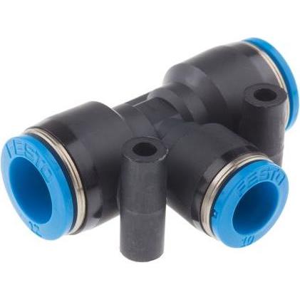 Festo, Accessori per viti, Push in T Connector, 12mm, 10mm