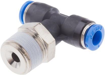Produktbild Festo Push in T Connector, Male R3/8, 6mm