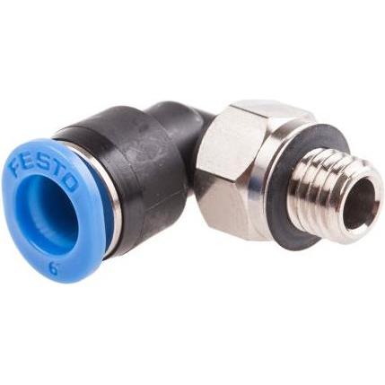 Festo, Tecnologia di connessione dei tubi, Push-in Elbow Fitting, Male M7, 6mm
