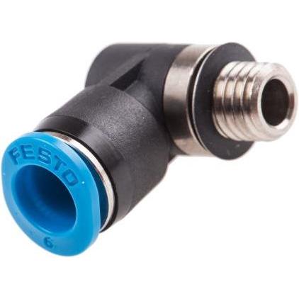 Festo, Tecnologia di connessione dei tubi, Push-in Elbow Fitting, Male M7, 6mm (Connessione ad angolo)
