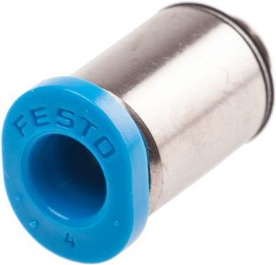 Actual product image Festo Push-in Fitting, Male M5, 4mm, Hex (Pipe fitting)