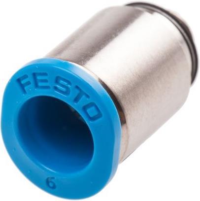 Produktbild Festo Push-in Fitting, Male M5, 6mm, Hex