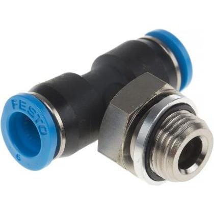 Festo, Accessori per viti, Push in T Connector, G1/8, 6mm
