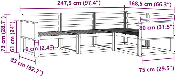 Image du produit vidaXL Outdoor-Sofa