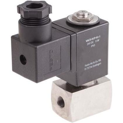 Festo 2/2 Way Solenoid Valve, NC, G1/8, 3mm, Accessori di elettronica + Alloggiamento