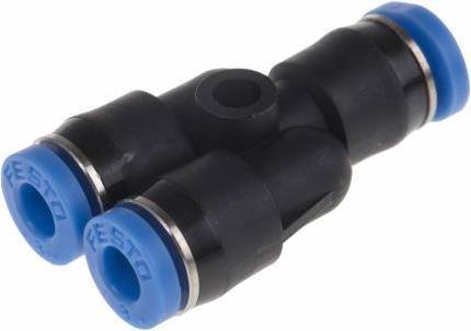 Actual product image Festo Push in Y Connector, 4mm, 3mm