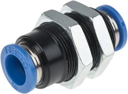 Produktbild Festo Push-in Bulkhead Connector, 10mm