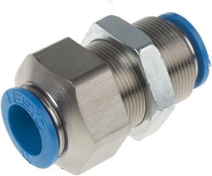 Produktbild Festo Push-in Bulkhead Connector, Collar, 12mm