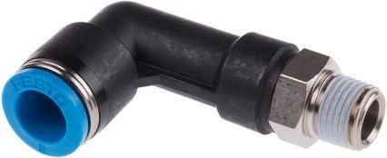 Actual product image Festo Long Push-in L Fitting, R1/8, 8mm