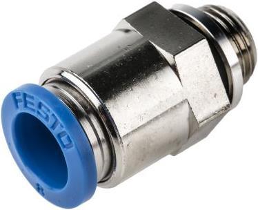 Image du produit Festo Push-in Fitting, Male G1/8, 8mm (Raccord de tuyauterie)
