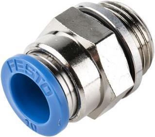 Produktbild Festo Push-in Fitting, Male G3/8, 10mm (Rohrverschraubung)