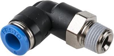 Festo Push-in Elbow Fitting, Male R1/8, 6mm (Connexion angulaire)