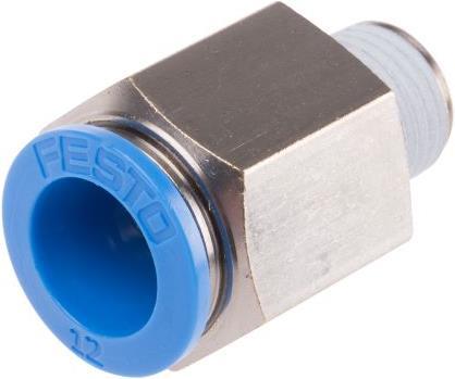 Produktbild Festo Male Connector, R1/4 to 12mm Tube (Rohrverschraubung)