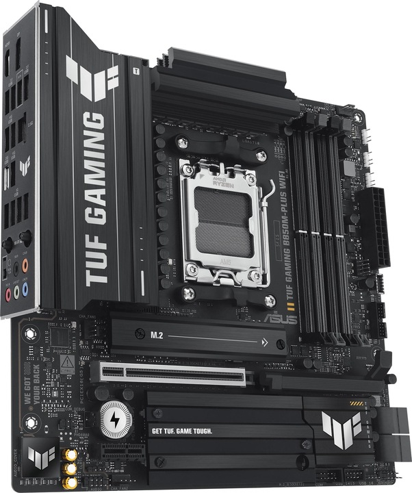 Actual product image ASUS TUF Gaming B850M-Plus Wifi (AM5, AMD B850, ATX)