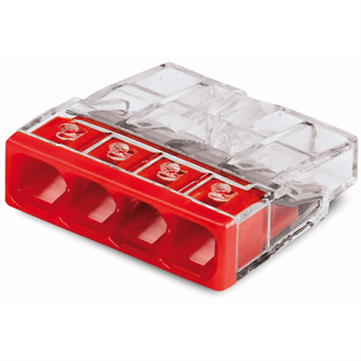 Produktbild Wago 4 Conductor Compact Pushwire Connector