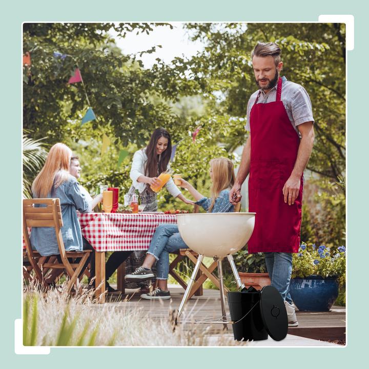 Produktbild Relaxdays Ascheeimer (35 x 35 x 34 cm)