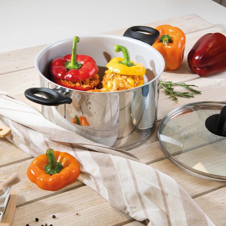 Image du produit Genius Cera Steel Casserole 24cm ed (24 cm, Casserole, Acier inoxydable)