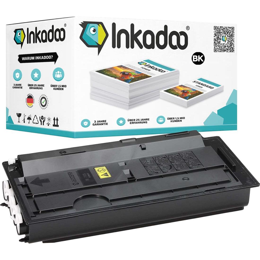 Inkadoo, Toner, Toner kompatibel zu Kyocera 1T02P80NL0 / TK-7105 Toner, schwarz Schwarz (BK)